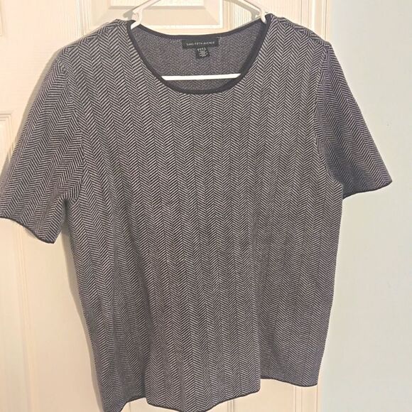 Saks fifth ave womens sweater top size large - Picture 1 of 4